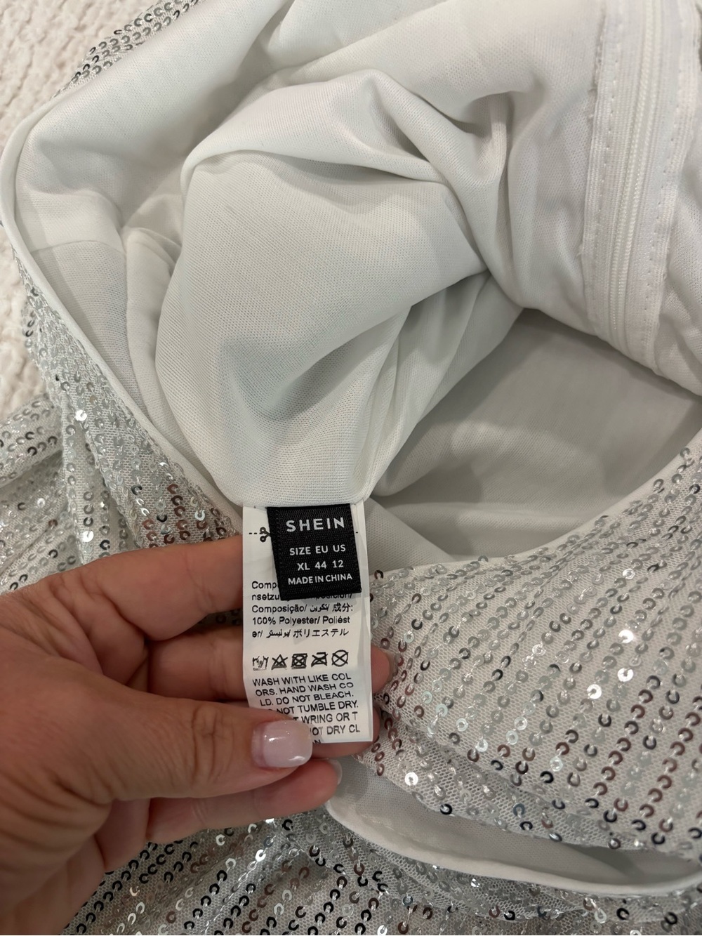 SHEIN sequin jump suit XL - Picture 3 of 5